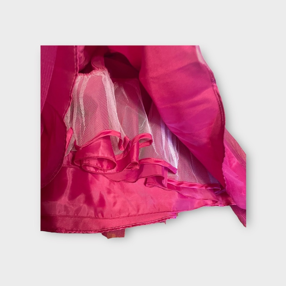 Jona Michelle Gold & Pink Sleeveless Tulle Dress - Picture 4 of 5